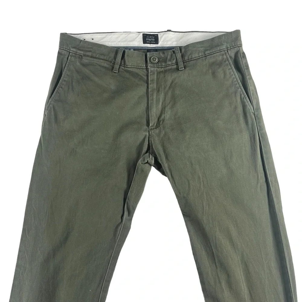 J. Crew Mens Pants Stretch Green size 31 - 10677